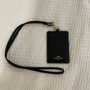 Coach Cardholder and lanyard